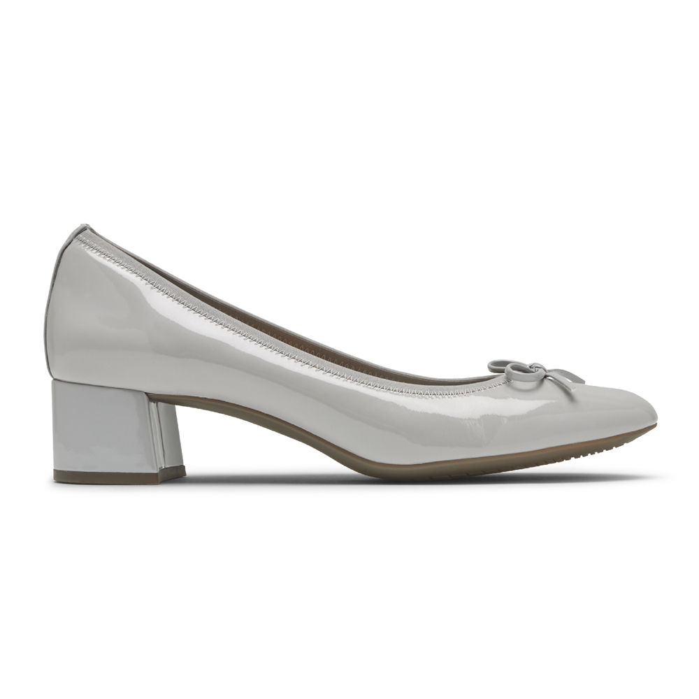 Rockport Singapore Womens Pumps - Total Motion Sydney Bow Grey - YE8715694